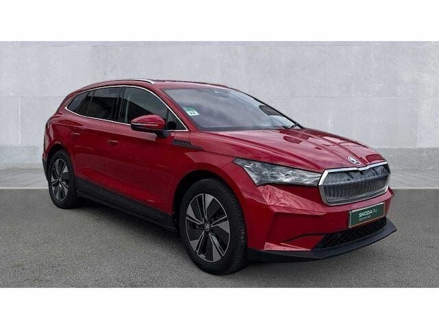 Velvet red metallic Used 2024 Skoda Enyaq iV SUV | £32,350 (Expensive) - Image 1/4