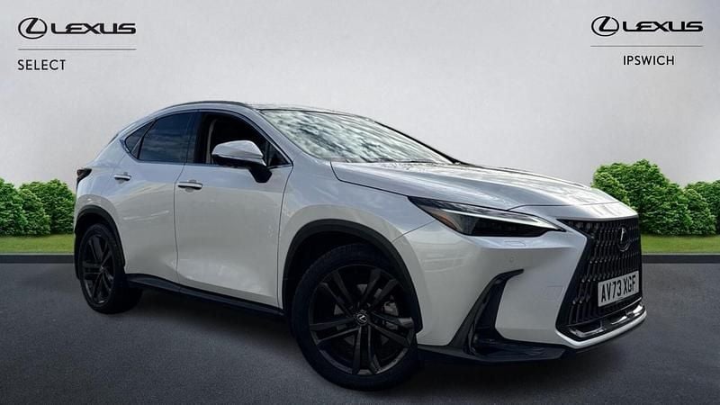White Used 2023 Lexus NX350h Estate | £43,500 (Expensive) - Image 1/2