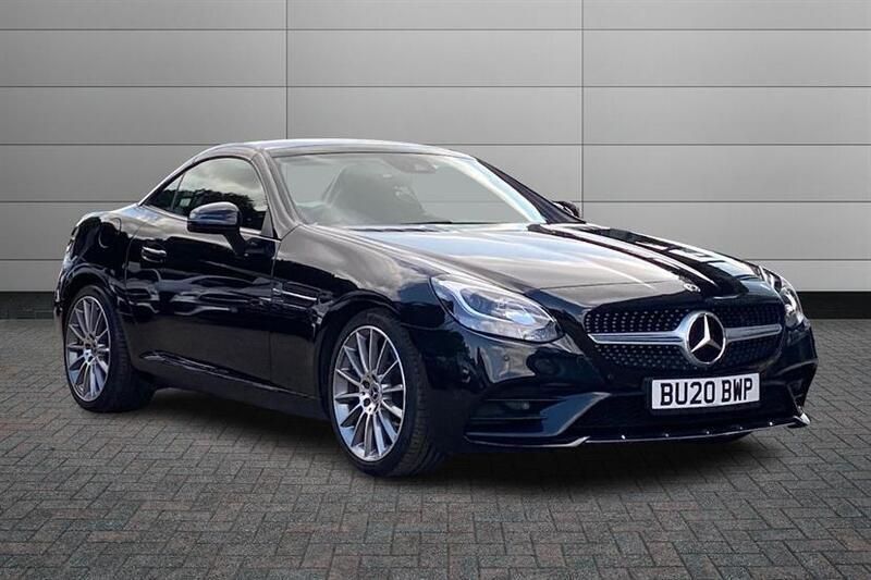 Black Used 2020 Mercedes SLC300 AMG line Cabriolet | £22,990 (Fair price) - Image 1/4