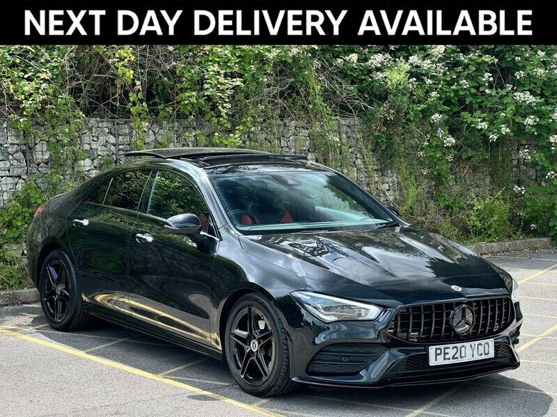 Black Used 2020 Mercedes CLA180 AMG line Sedan | £23,850 (Expensive) - Image 1/3