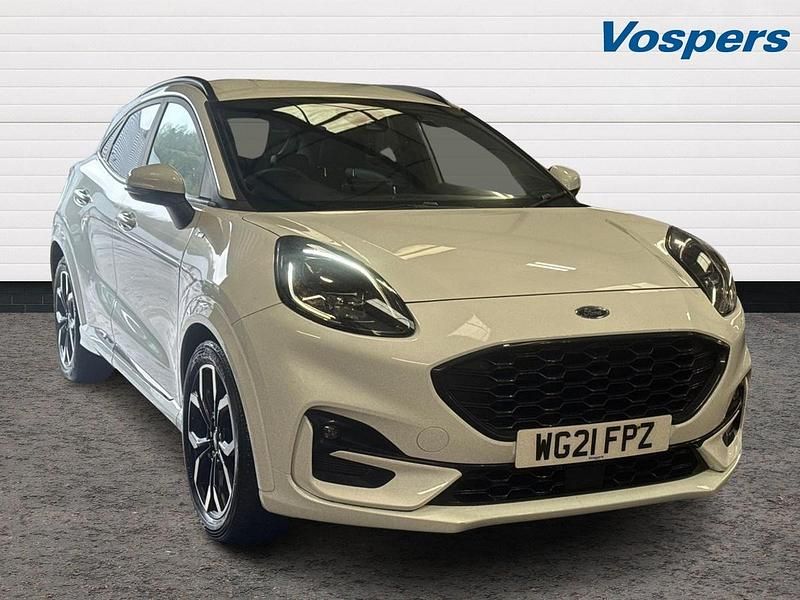 White Used 2021 Ford Puma Gen-E ST-Line X Hatchback | £14,500 (Fair price) - Image 1/3