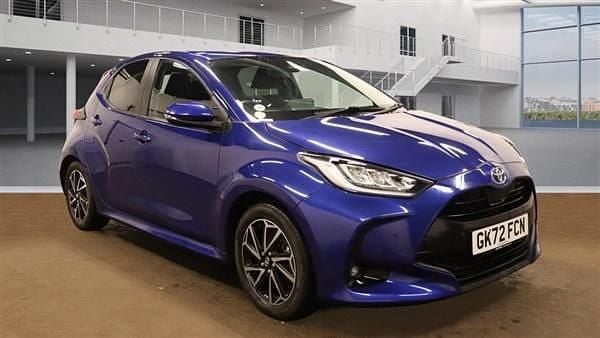 Blue Used 2022 Toyota Yaris Design Hatchback | £16,499 (Fair price) - Image 1/4