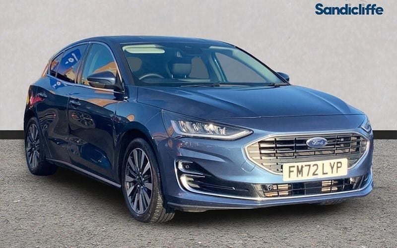 Blue Used 2022 Ford Focus Vignale Hatchback | £16,270 (Fair price) - Image 1/4