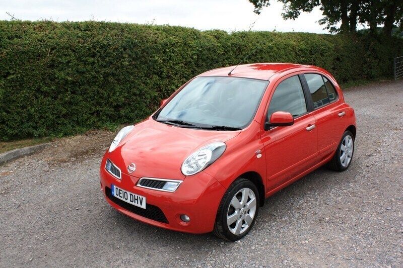 Red Used 2010 Nissan Micra N-TEC Hatchback | £3,995 (Fair price) - Image 1/4