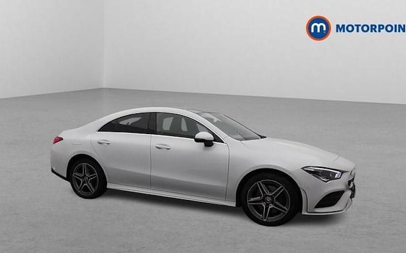 Used Mercedes CLA250e AMG Line Premium Plus 218 HP (160 kW) 2021 White Sedan