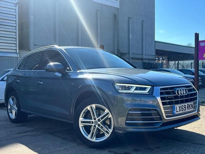 Grey Used 2019 Audi Q5 S-Line SUV | £20,000 (Good price) - Image 1/4