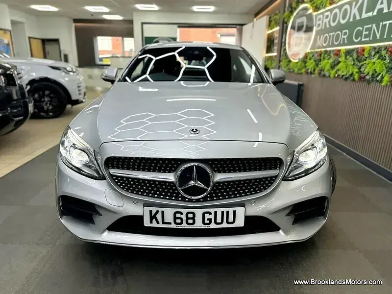 Used Mercedes C200 AMG Line Premium 2019 Silver Coupe