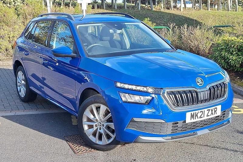 Energy blue Used 2021 Skoda Kamiq SE SUV | £14,495 (Fair price) - Image 1/4