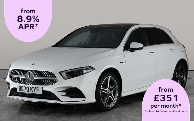White Used 2020 Mercedes A250 AMG Line Premium Plus Hatchback | £21,957 (Expensive) - Image 1/3