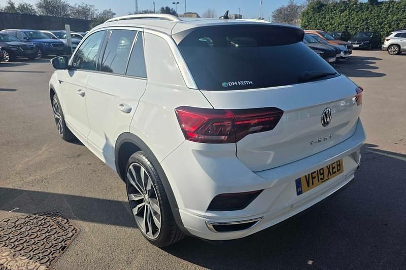Used VW T-Roc R-line 2019 White SUV