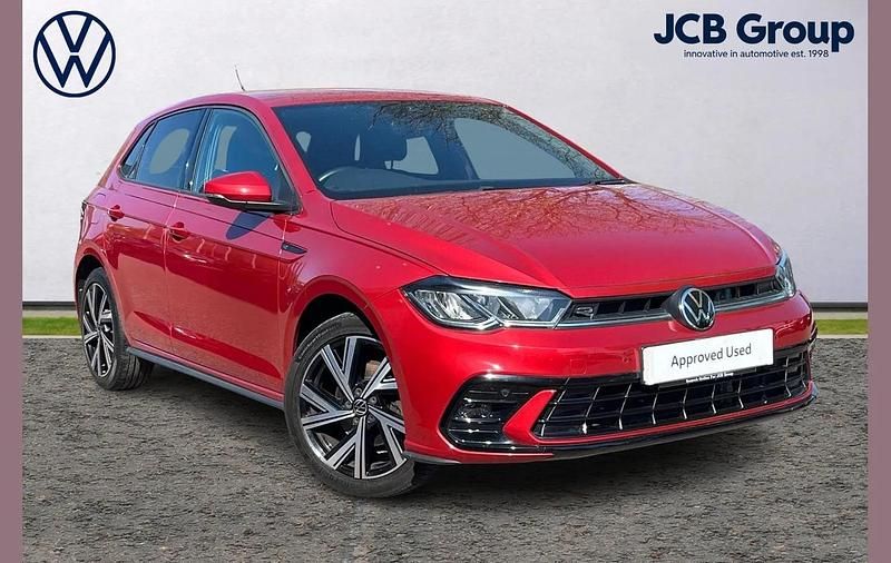 Used VW Polo R-line 108 HP (79 kW) 2022 Red Hatchback