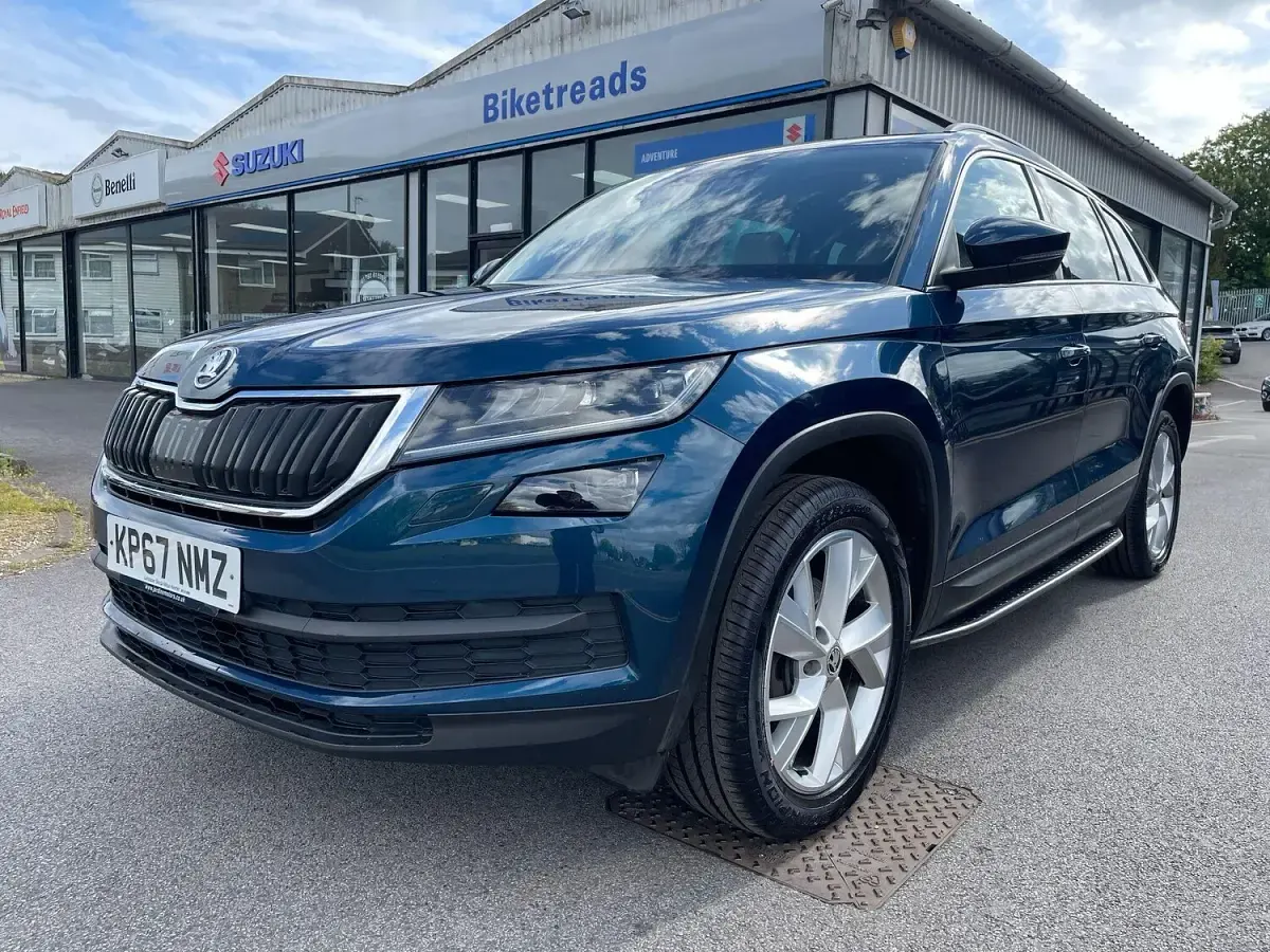 Używany Skoda Kodiaq SE L 150 KM (110 kW) 2017 Niebieski SUV