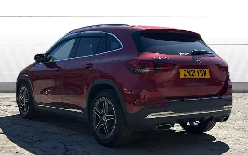 Used Mercedes GLA200 AMG line 163 HP (119 kW) 2021 Red SUV
