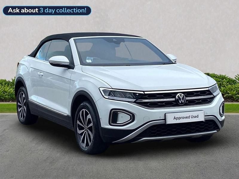 White Used 2023 VW T-Roc Cabriolet Style Cabriolet | £19,962 (Super price) - Image 1/4