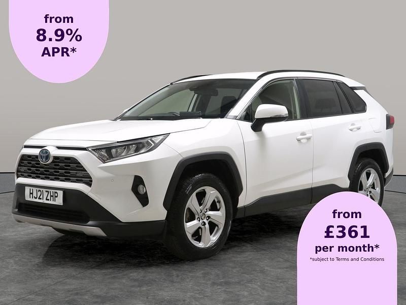 White Used 2021 Toyota RAV4 Hybrid Design SUV | £24,227 (Super price) - Image 1/2