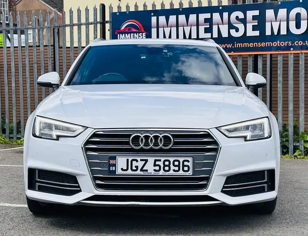 Used Audi A4 S-Line 190 HP (139 kW) 2018 White Estate