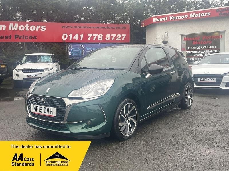 Used DS Automobiles DS3 Connected Chic 2019 Green Hatchback