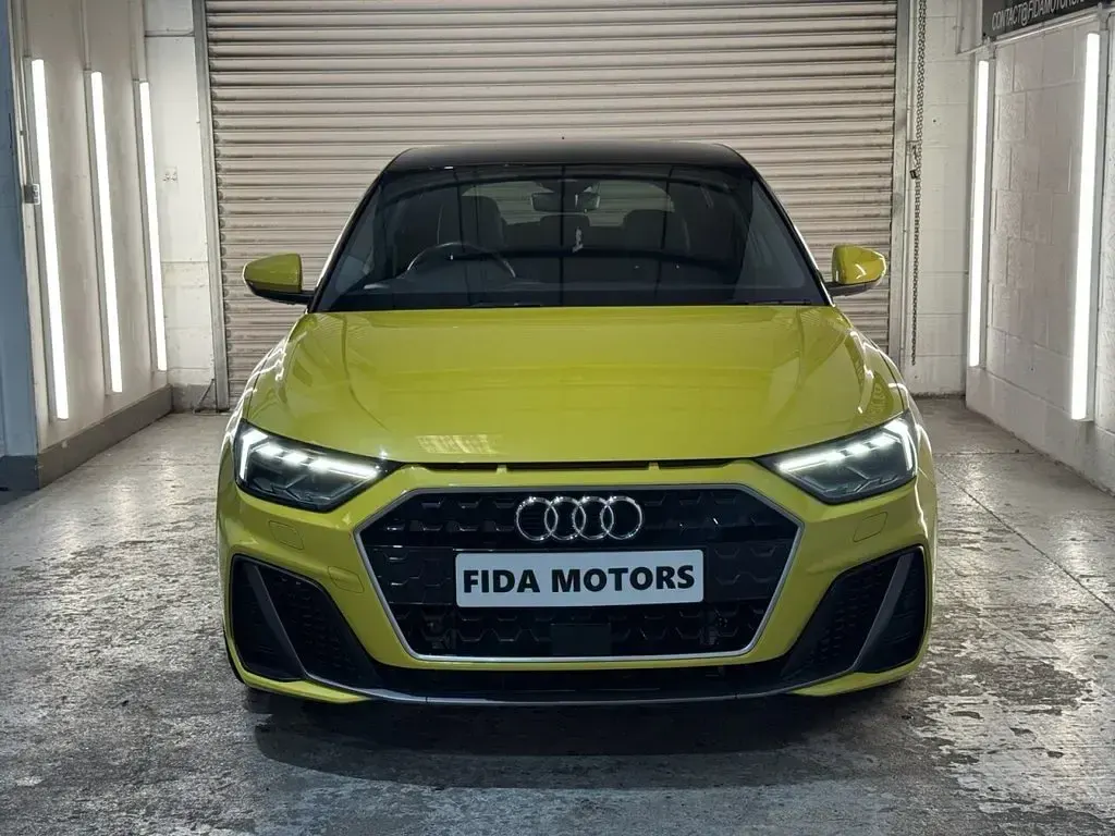 Used Audi A1 Sportback S-Line 150 HP (110 kW) 2022 Yellow Hatchback