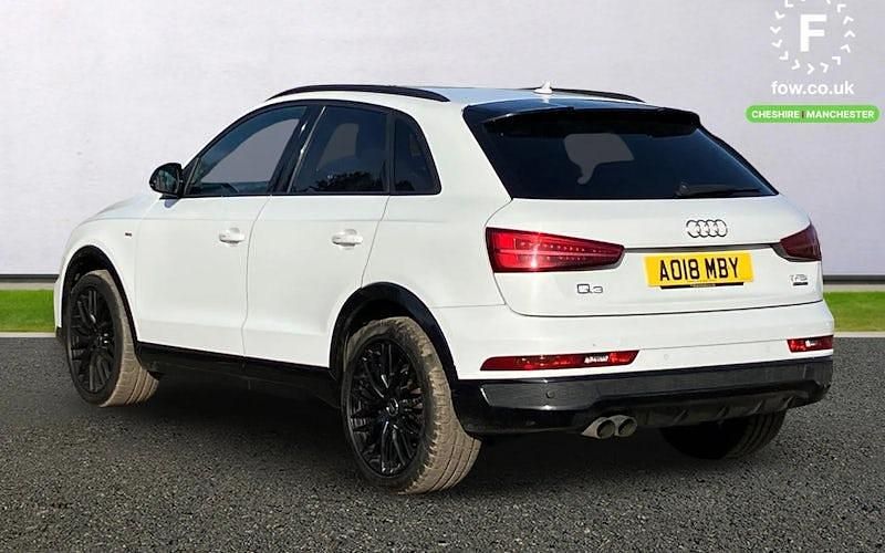 Used Audi Q3 Black Edition 179 HP (131 kW) 2018 White SUV