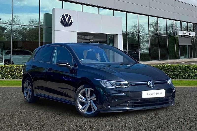 Black Used 2021 VW Golf VIII R-line Hatchback | £21,291 (A bit pricey) - Image 1/4