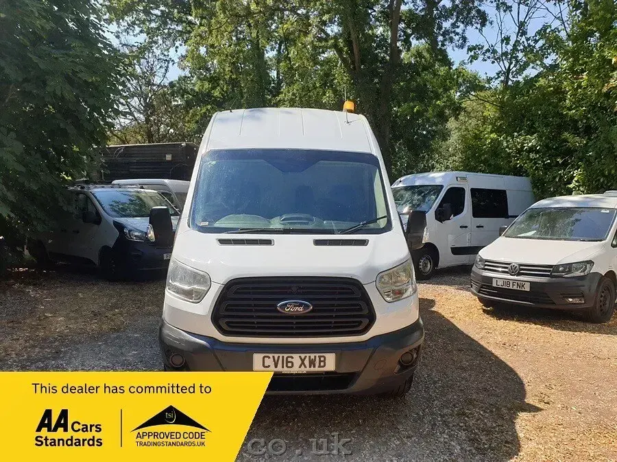 Used Ford Transit 155 HP (114 kW) 2016 White Van