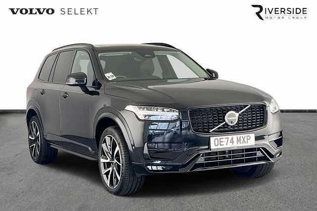 Onyx black Used 2024 Volvo XC90 Plus SUV | £45,490 (Good price) - Image 1/4