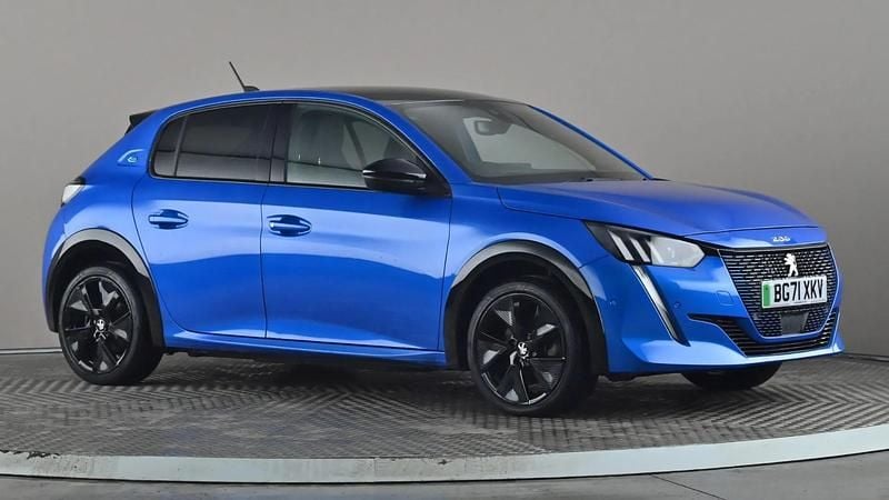 Used Peugeot e-208 GTi 100 kW (136 HP) 2021 Blue Hatchback