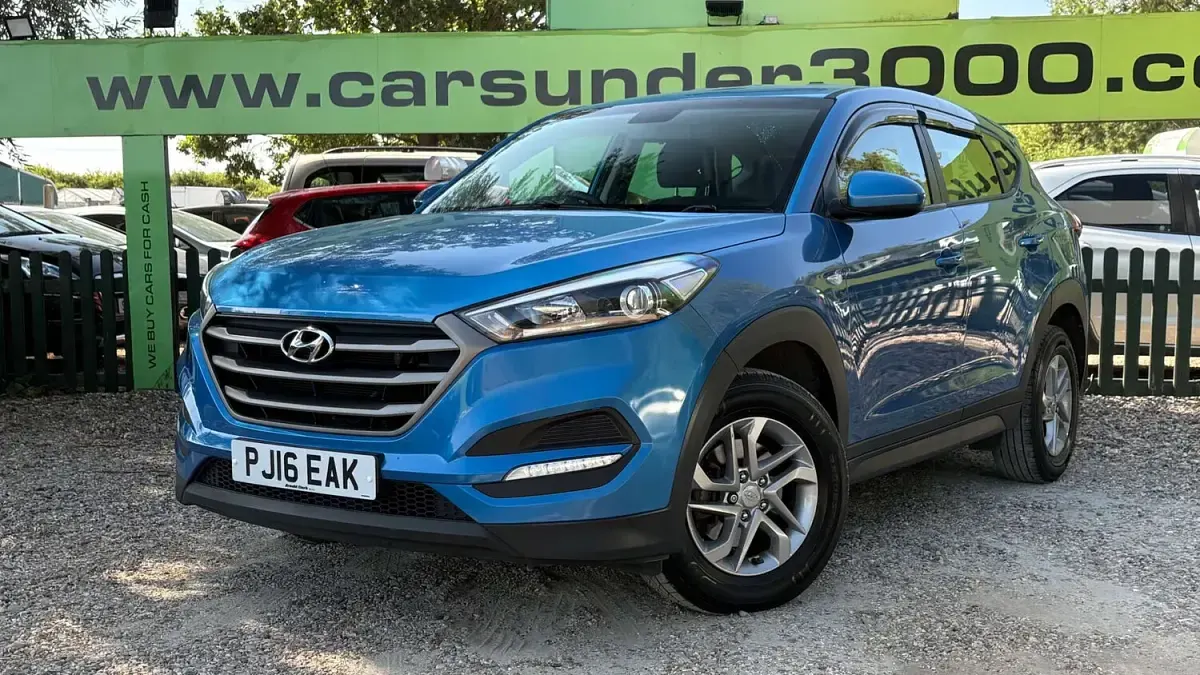 Used Hyundai Tucson 116 HP (85 kW) 2016 Blue SUV