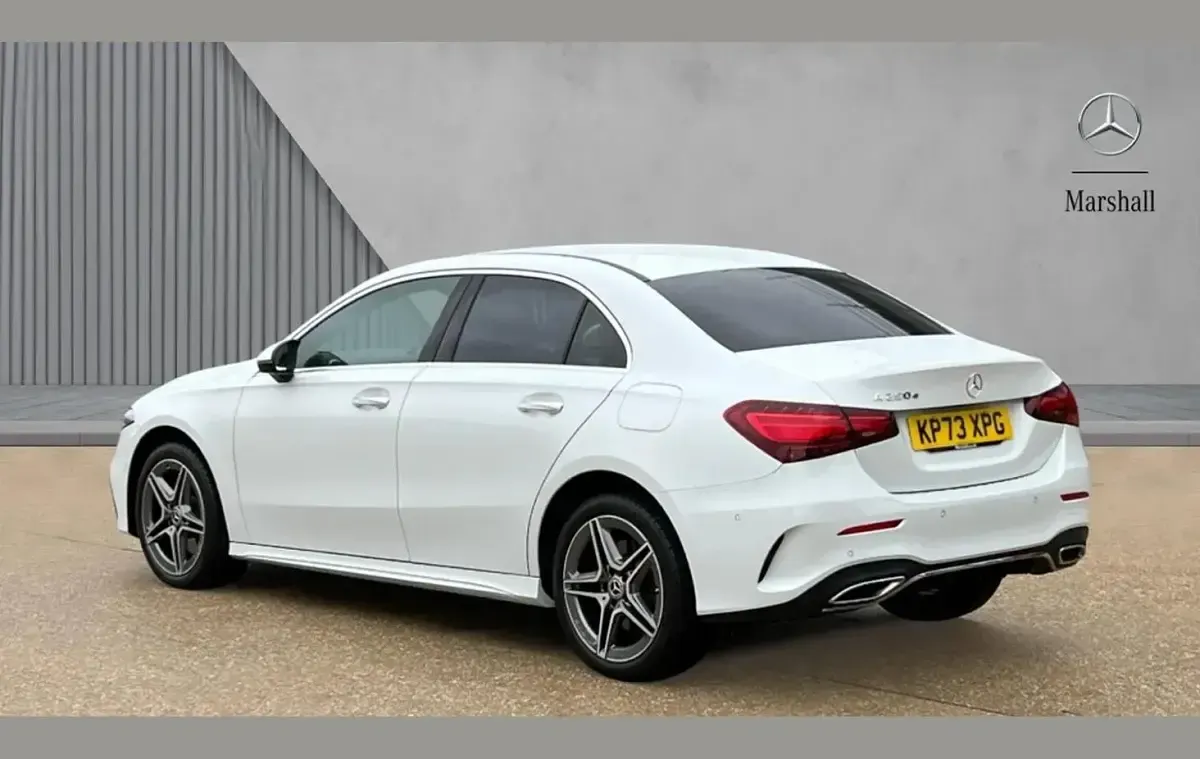 Used Mercedes A250 AMG Line Premium 214 HP (157 kW) 2023 White Sedan