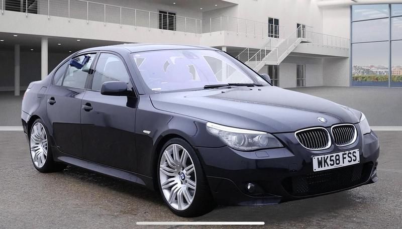Black Used 2008 BMW 550 M Sport Sedan | £8,000 - Image 1/4