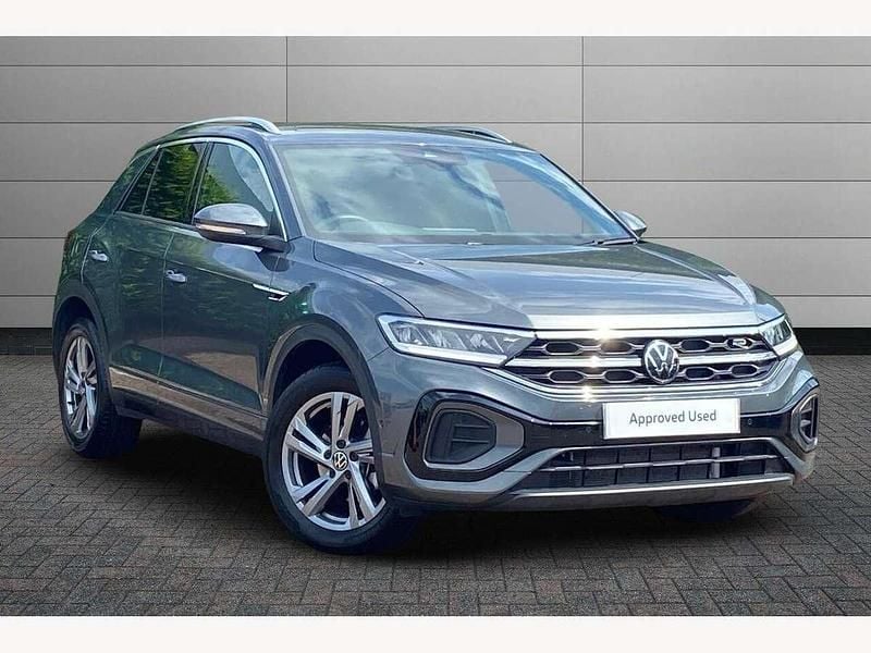 Indium grey Used 2025 VW T-Roc R-line SUV | £27,995 (Fair price) - Image 1/4