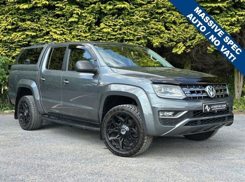 Grey Used 2017 VW Amarok Highline Pickup | £23,990 (Expensive) - Image 1/4