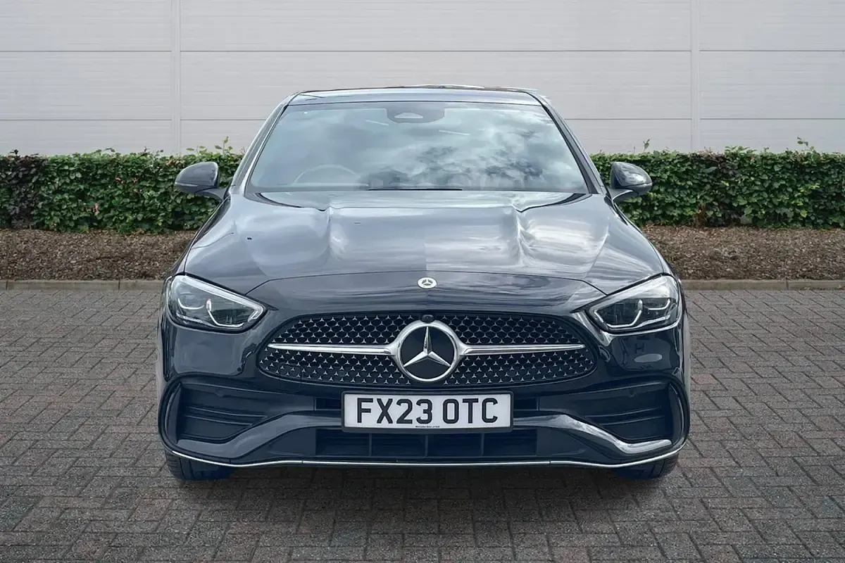 Used Mercedes C300e AMG line 2023 Black Sedan