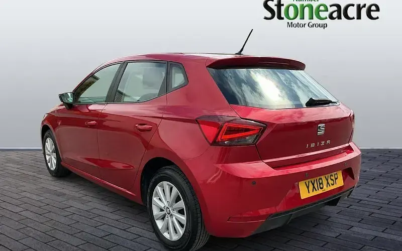 Used Seat Ibiza SE 75 HP (55 kW) 2018 Red Hatchback