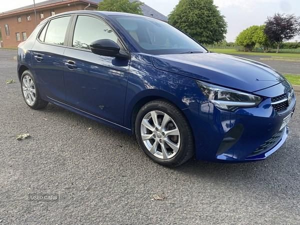 Used Vauxhall Corsa 102 HP (75 kW) 2021 Blue Hatchback