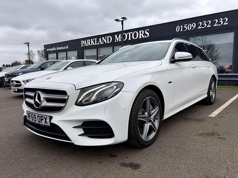 Used Mercedes E300 AMG line 2020 White Estate