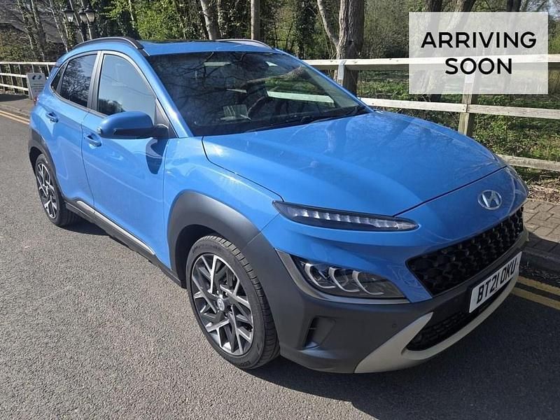 Second-hand Hyundai Kona Ultimate 141 CP (103 kW) 2021 Albastru SUV