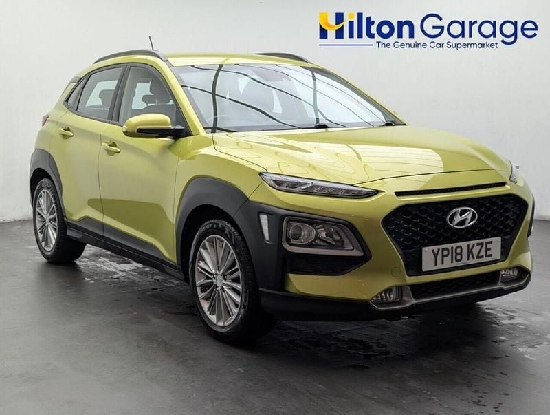 Yellow Used 2018 Hyundai Kona SE SUV | £8,850 (Fair price) - Image 1/2