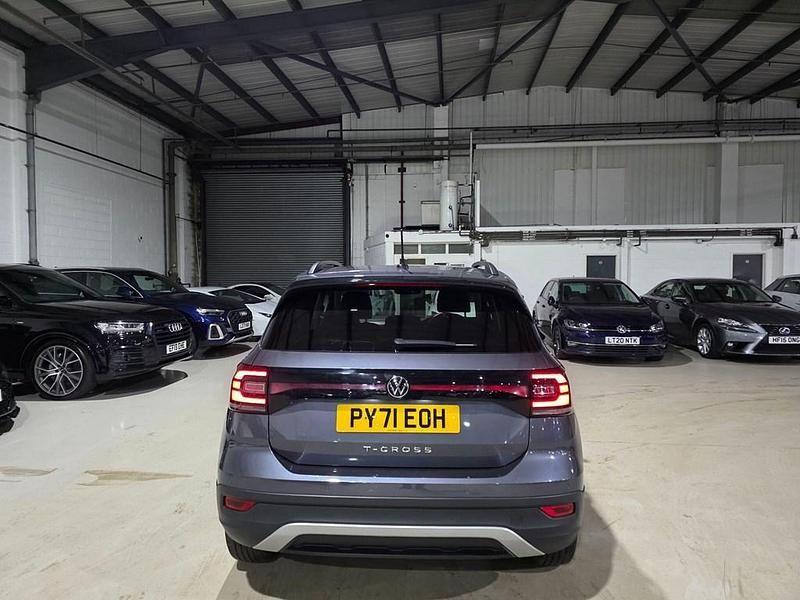 Used VW T-Cross Black Edition 110 HP (80 kW) 2021 Grey SUV