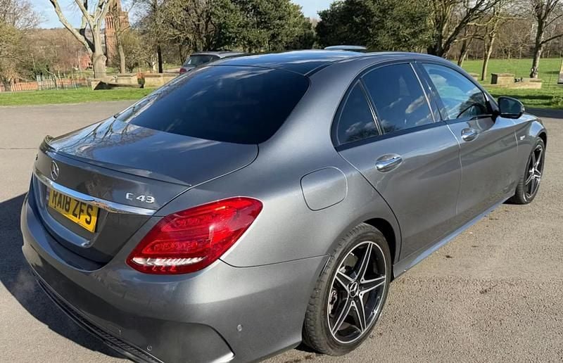 Used Mercedes C43 AMG Premium Plus 367 HP (269 kW) 2018 Grey Sedan