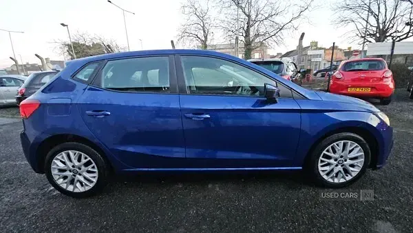 Used Seat Ibiza SE Technology 80 HP (58 kW) 2019 Blue Hatchback