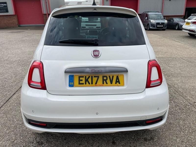 Used Fiat 500 S 69 HP (50 kW) 2017 White Hatchback