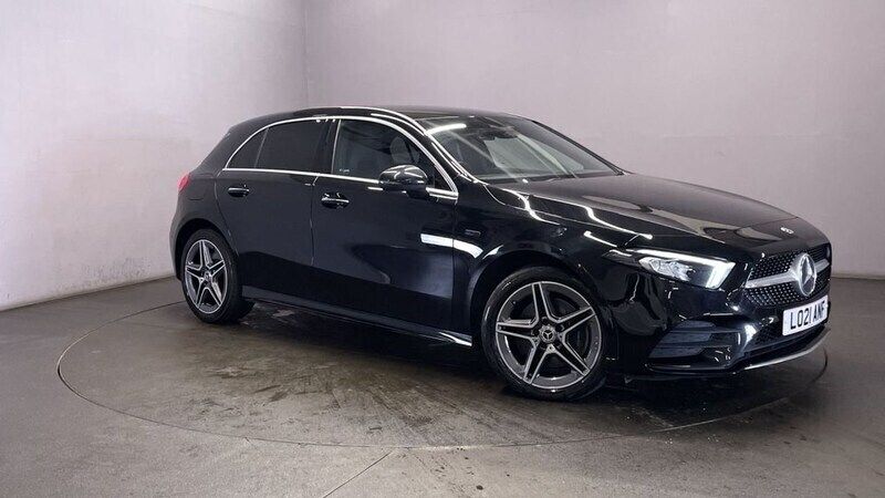 Black Used 2021 Mercedes A250 AMG line Hatchback | £18,999 (Good price) - Image 1/4