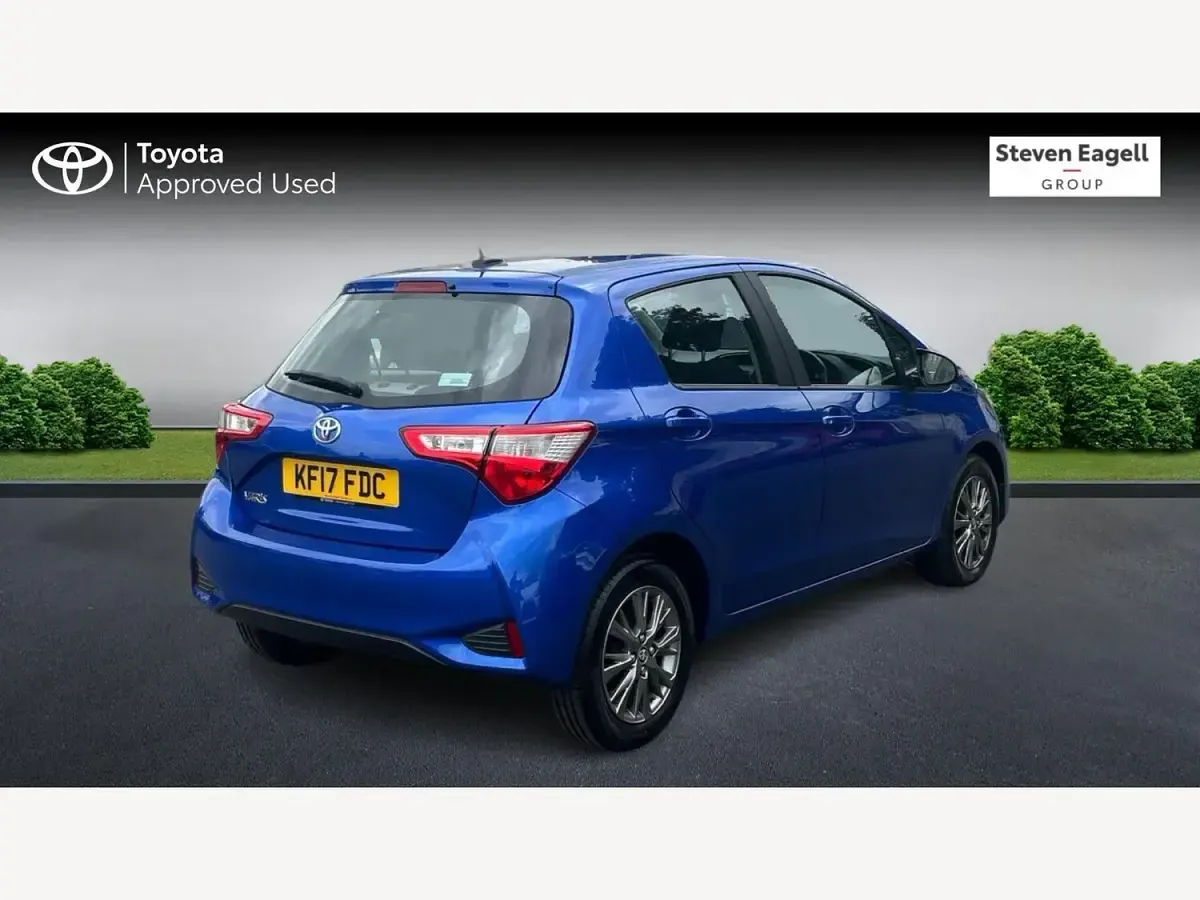 Used Toyota Yaris 2017 Blue Hatchback
