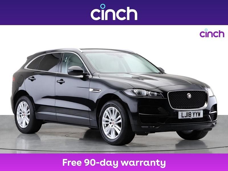 Black Used 2018 Jaguar F-Pace Portfolio SUV | £15,639 (Fair price) - Image 1/3