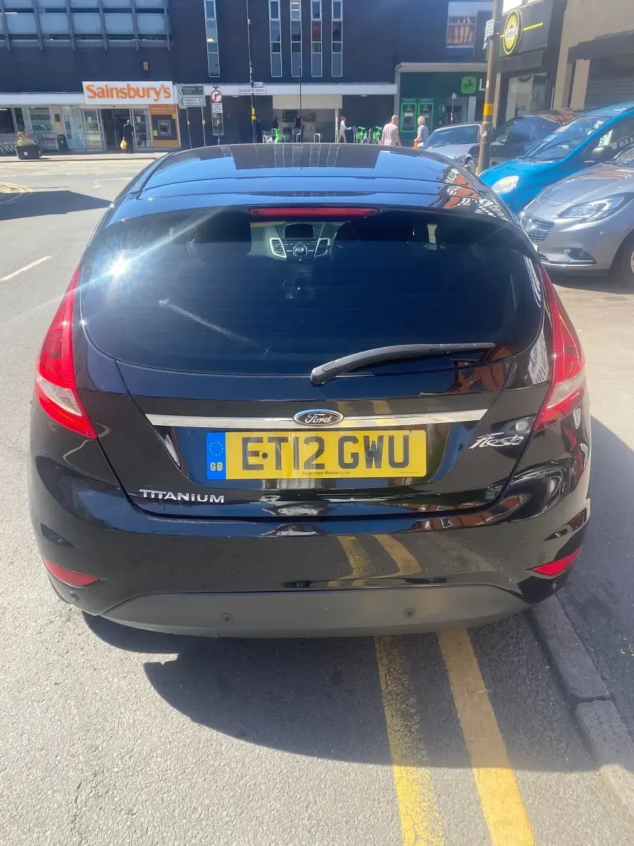 Used Ford Fiesta Titanium 96 HP (70 kW) 2012 Black Hatchback