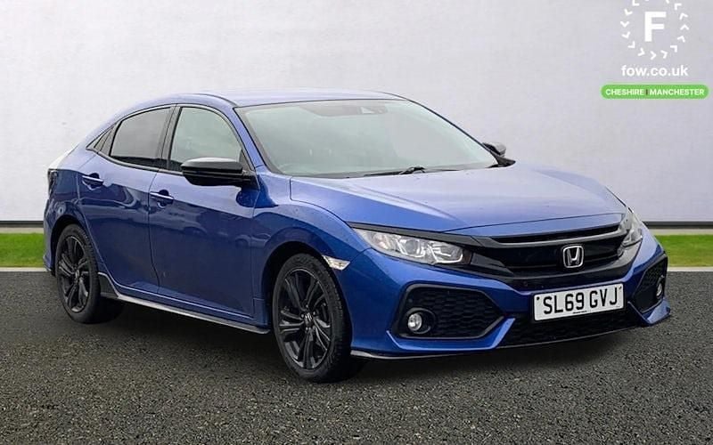Used Honda Civic Sport 126 HP (92 kW) 2019 Blue Hatchback
