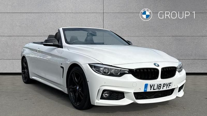 Used BMW 420 M Sport 190 HP (139 kW) 2018 White Cabriolet