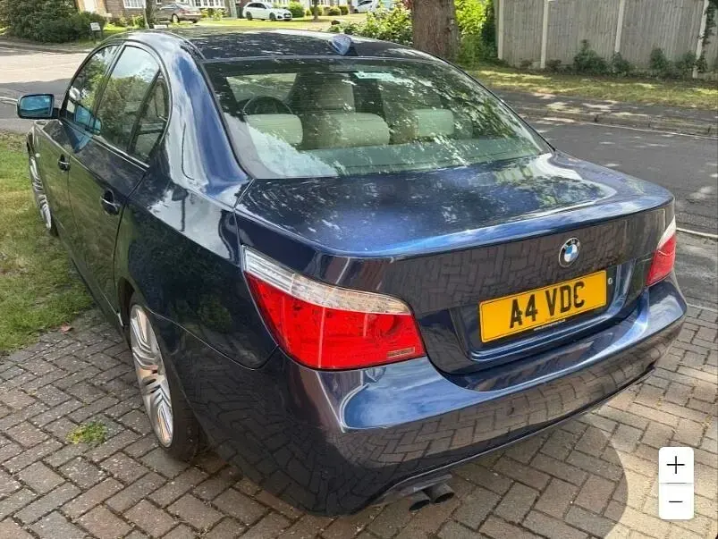 Used BMW 525 M Sport 2008 Blue Sedan