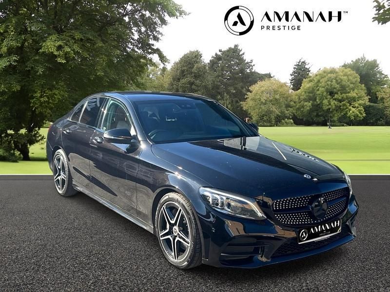 Black Used 2019 Mercedes C300 AMG Line Premium Sedan | £18,490 (Good price) - Image 1/4